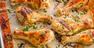 Baked Chicken Legs With Garlic And Dijon 2 600x900