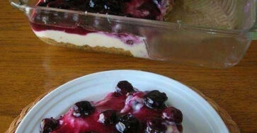 Fresh Blueberry Cheesecake With Homemade Crust